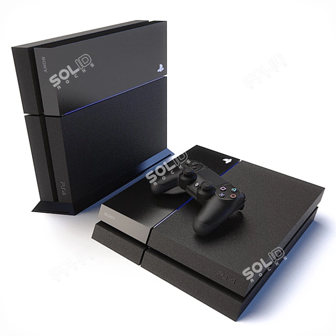 Sony PS4: Ultimate Gaming Console 3D model image 1
