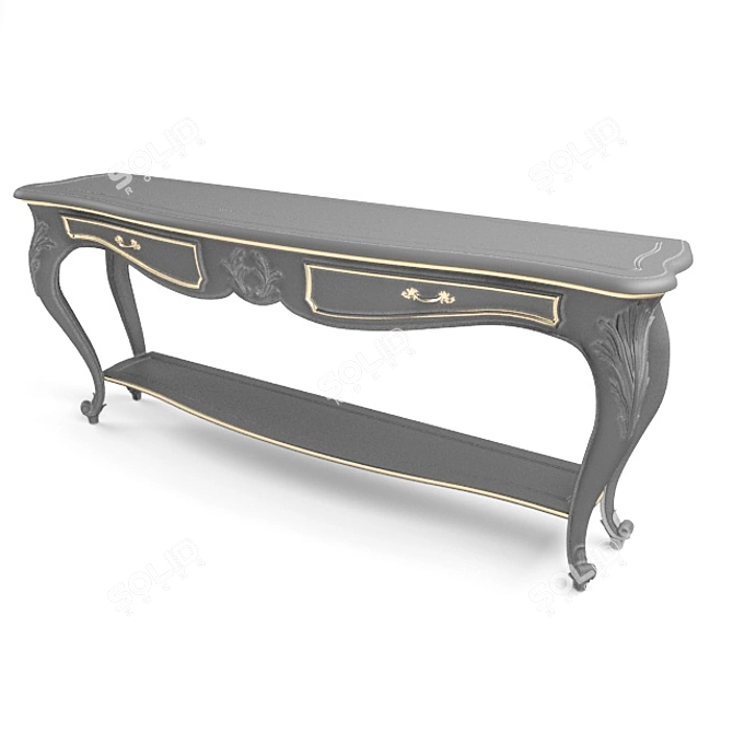 Elegant Chelini Console 3D model image 1