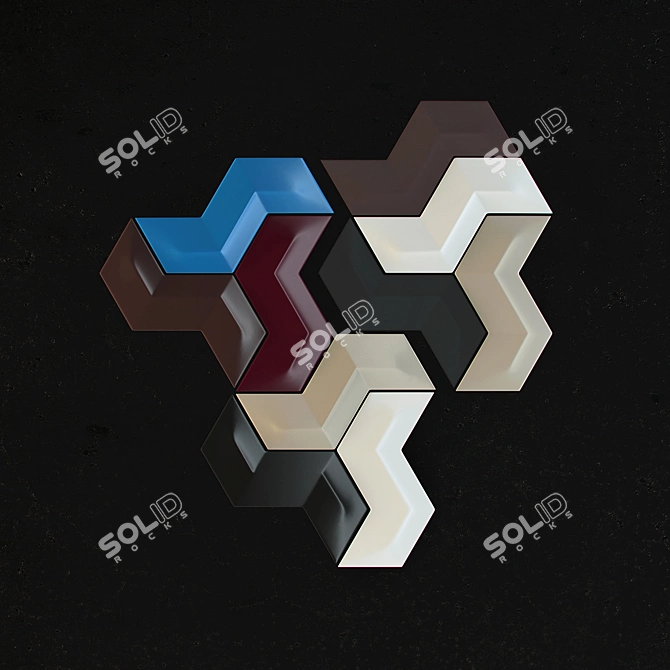 Multifunctional Geometric Axis 3D model image 3