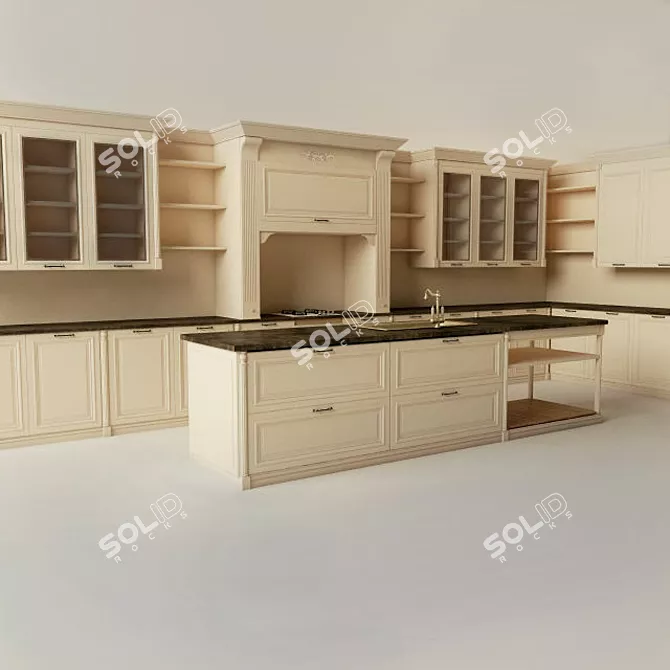 Italian Cesar Kitchen 3D model image 1