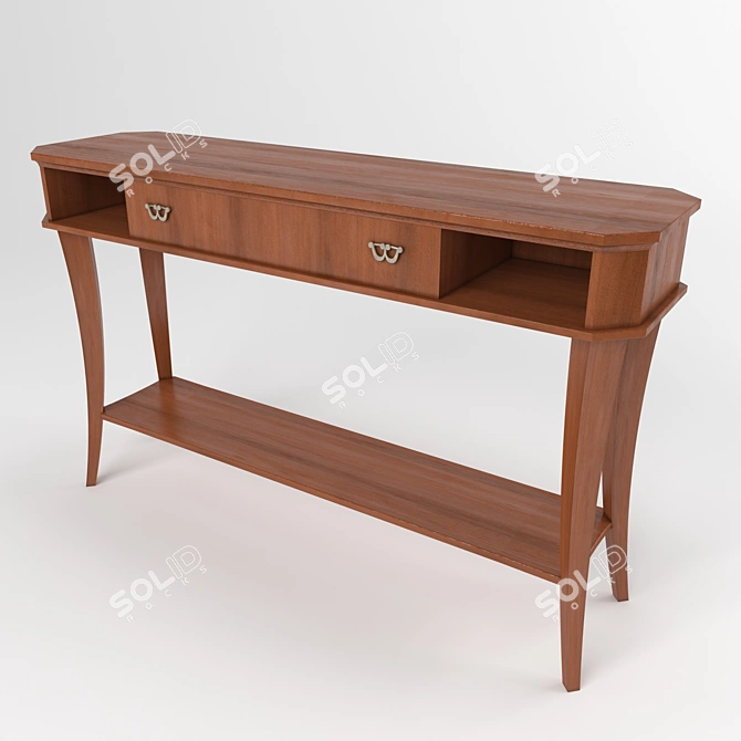 Elegant Selva Bernini Console 3D model image 1