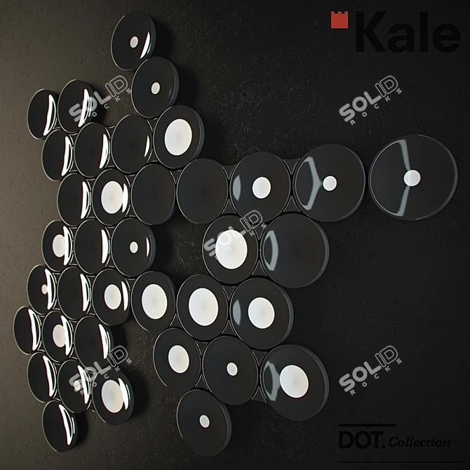 Elegant Circular Fashion: Dot 3D model image 2