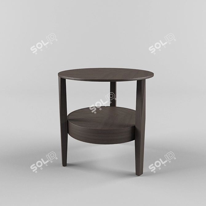 Molteni&C Wood Coffee Table 3D model image 1