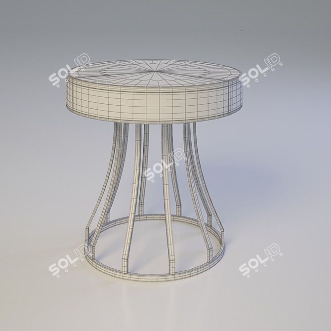 Baxter Jules Nightstand 3D model image 2