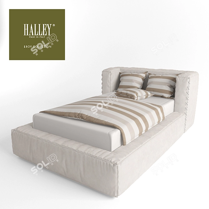 Halley I Boy Kids Bed 3D model image 1