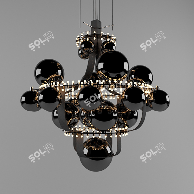 Quasar Royal BB: Dutch Designer Illumination 3D model image 1