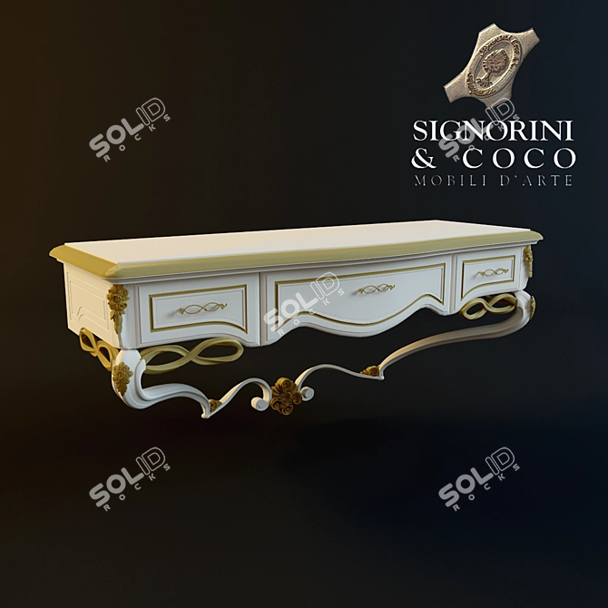 Elegant Hanging Table: Signorini & Coco, Forever 3D model image 1