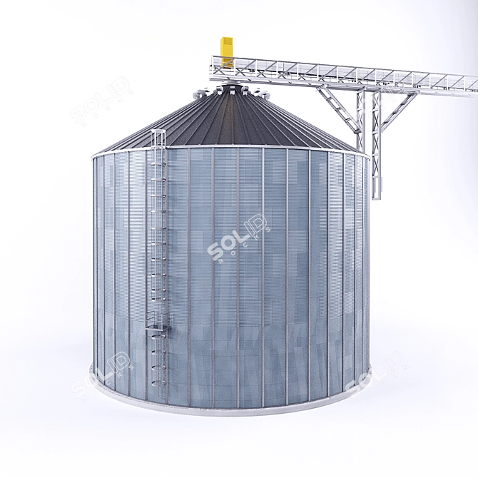 Efficient Conveying Silo 3D model image 1