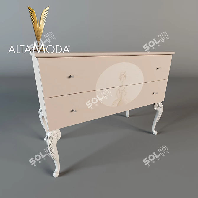 Monnalisa Locker by AltaModa (102x47x79) 3D model image 1