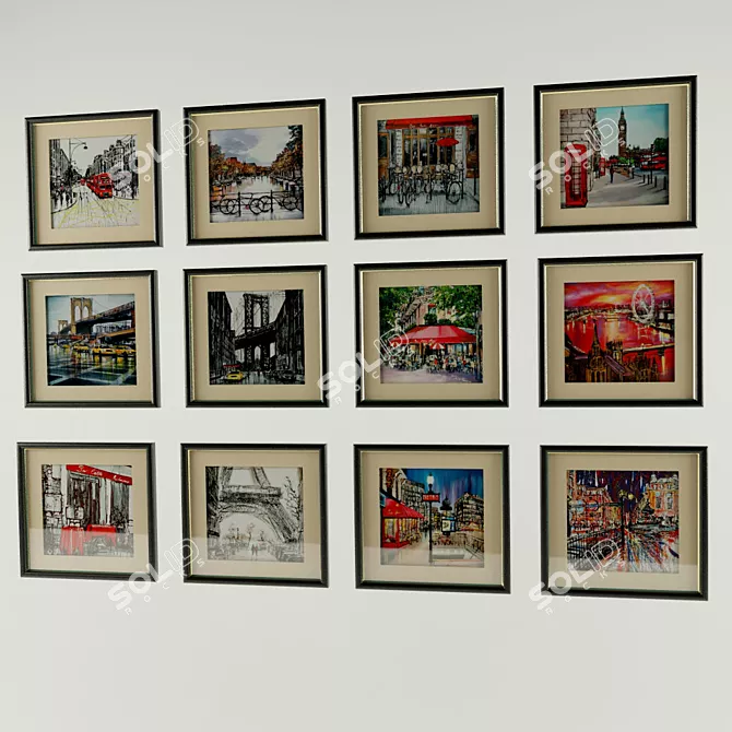 Artistic Masterpieces for Your Home 3D model image 1
