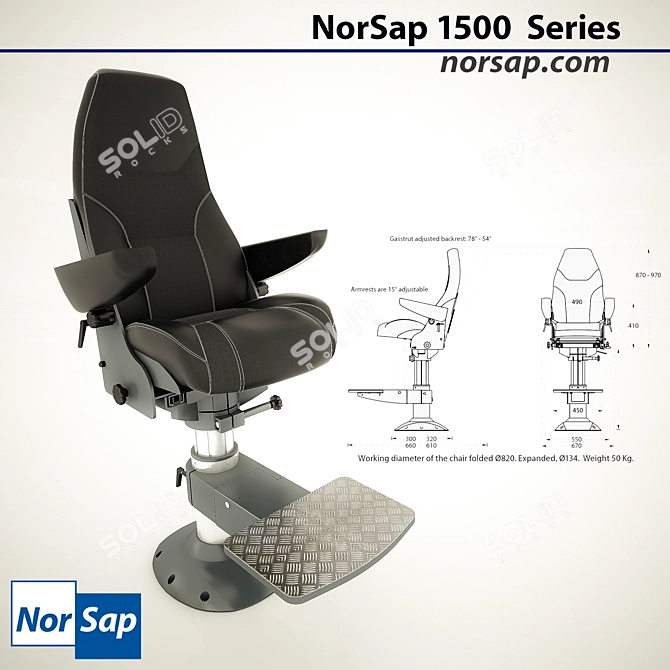 NorSap 1500 Series: Texture-Enhanced Mapping 3D model image 1