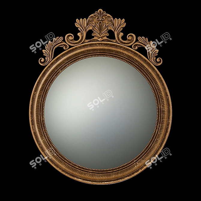 F.A.L. M8969 Mirror: Elegant & Functional 3D model image 2