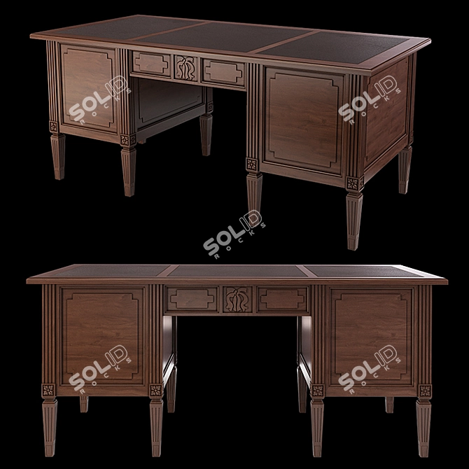 BAMAX Day by Day Writing Desk 3D model image 3