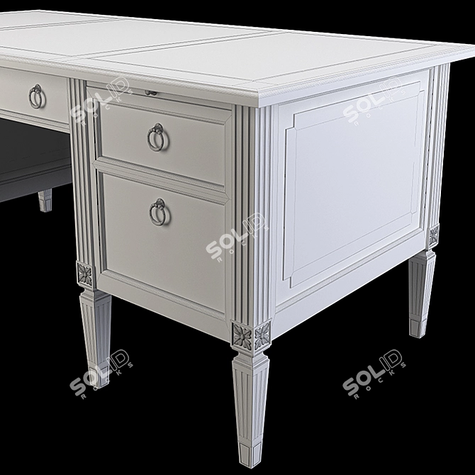 BAMAX Day by Day Writing Desk 3D model image 8