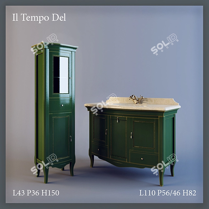 Luxury Bath Furniture - Il Tempo del 3D model image 1