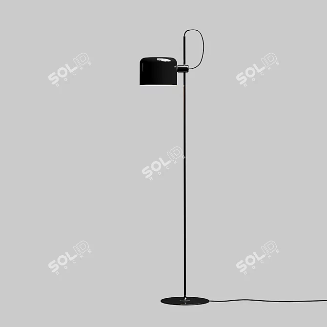 Elegant Coupe Floor Lamp 3D model image 1