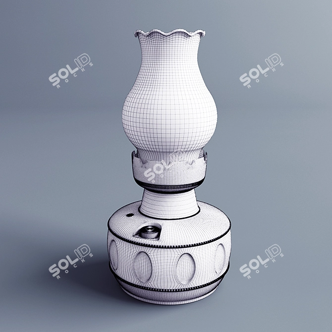 Modern LED Electric Lamp 3D model image 2