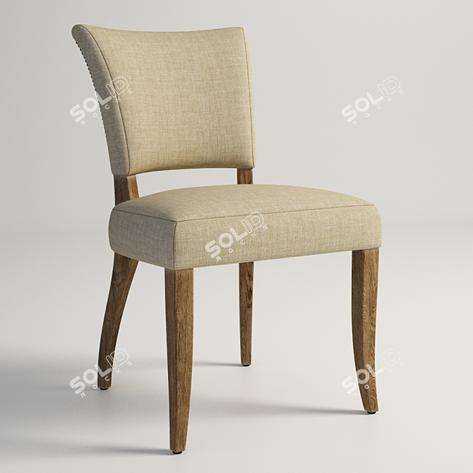 Elegant Beatrice Chair | Gramercy Home 3D model image 1