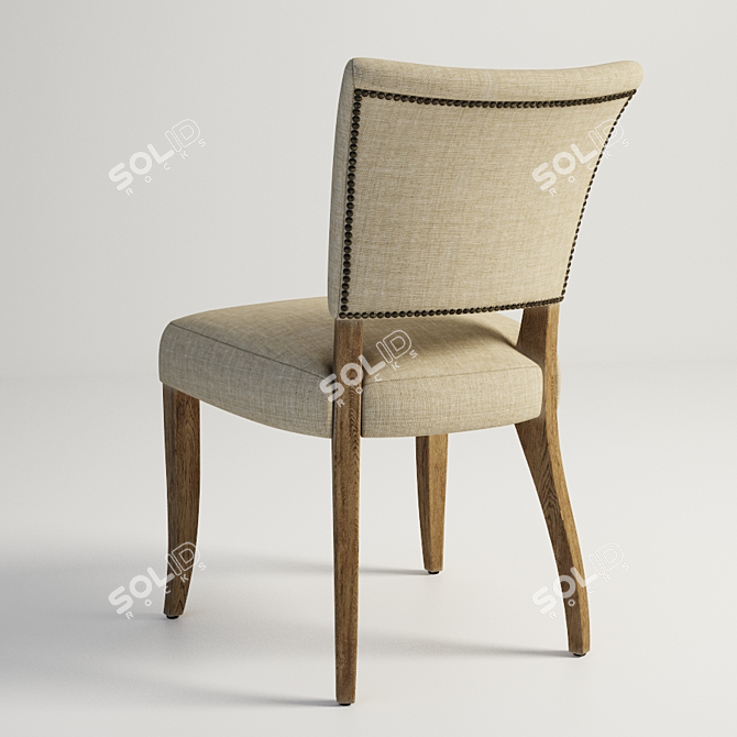 Elegant Beatrice Chair | Gramercy Home 3D model image 2
