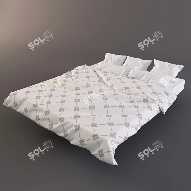 Cozy Dream Bedclothes 3D model image 1