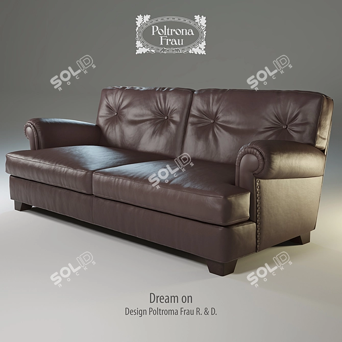 Luxurious Dream On Sofa 3D model image 1