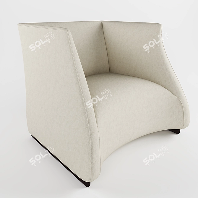 Porada Vivienne Armchair 3D model image 1