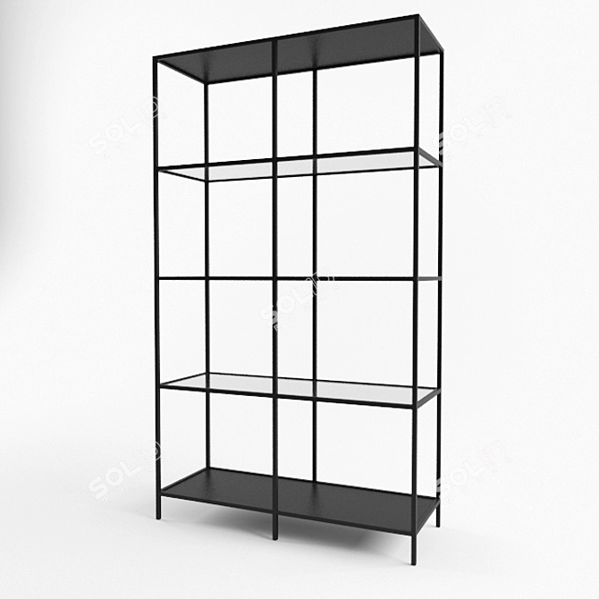 VITSHE Shelving: Stylish, Spacious & Elegant 3D model image 1