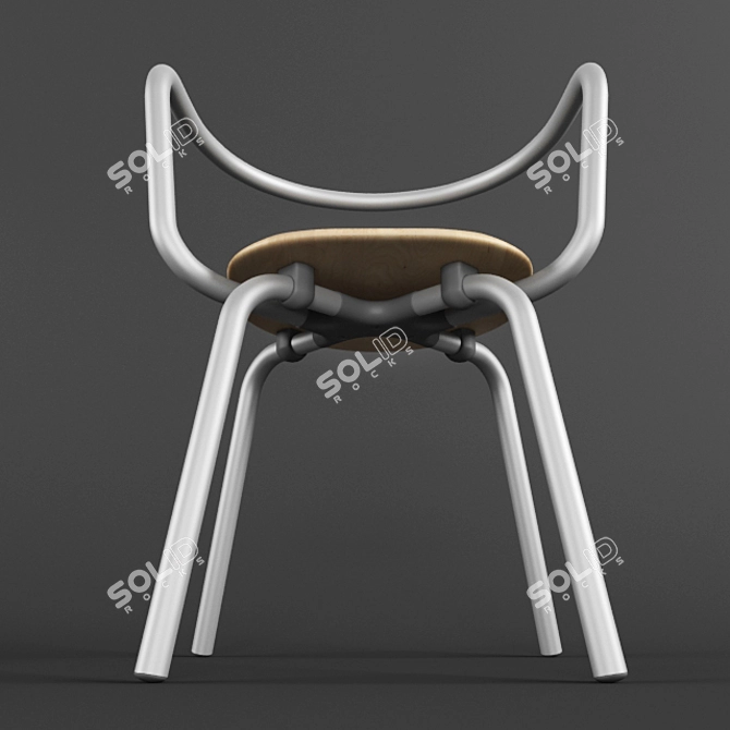 Emeco Parrish Art Museum Chair 3D model image 2