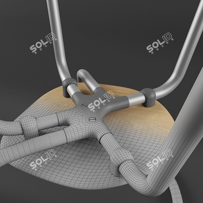 Emeco Parrish Art Museum Chair 3D model image 3