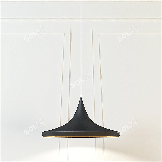 Sleek and Modern Lamp 3D model image 1