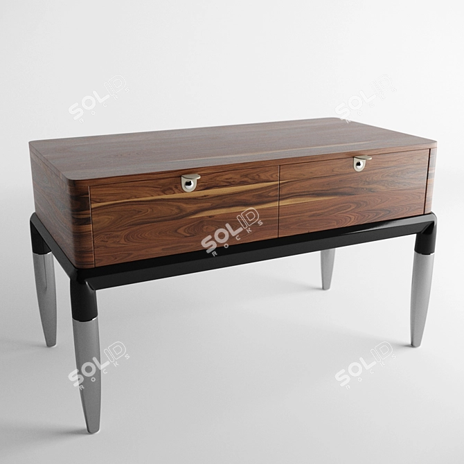 Giorgetti Roi: Russian Translatable Modern Luxury Table 3D model image 1