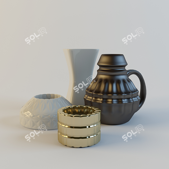 Elegant Décor9: The Perfect Touch 3D model image 1