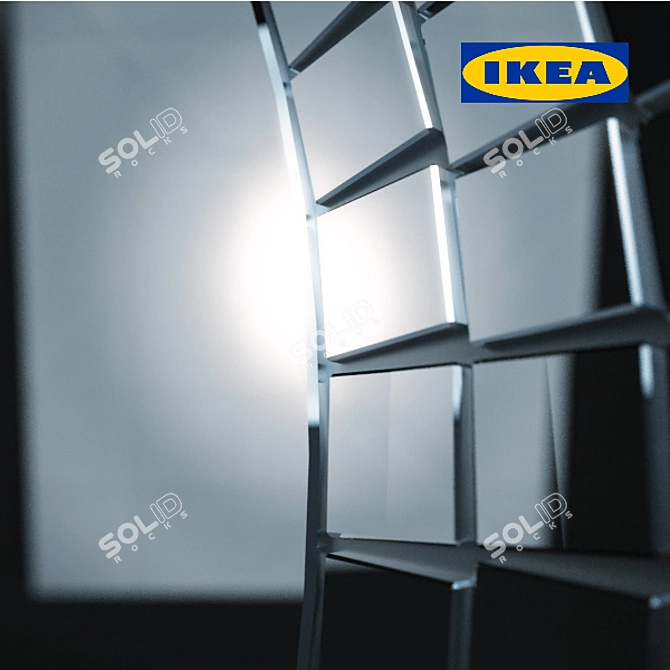  Handcrafted Unique Mirror - IKEA TRANBI 3D model image 3