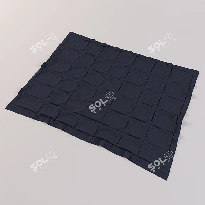 Title: Textured Carpet for Stylish Floors 3D model image 1