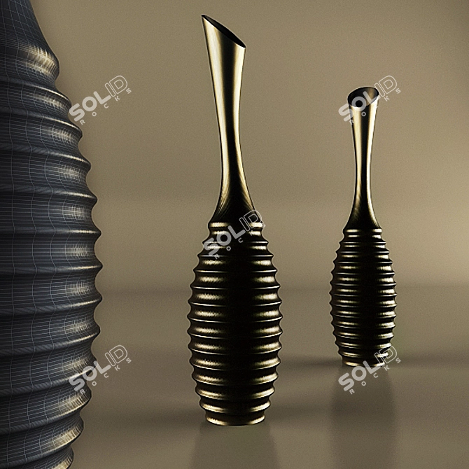 Elegant Floor Vase: Model 27805 3D model image 1