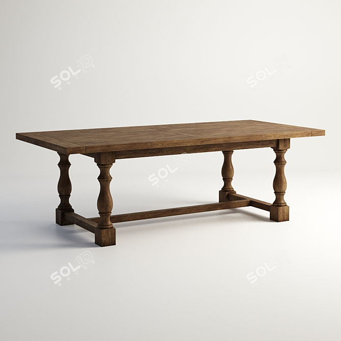 Modern Stein Table - 301.003 3D model image 1