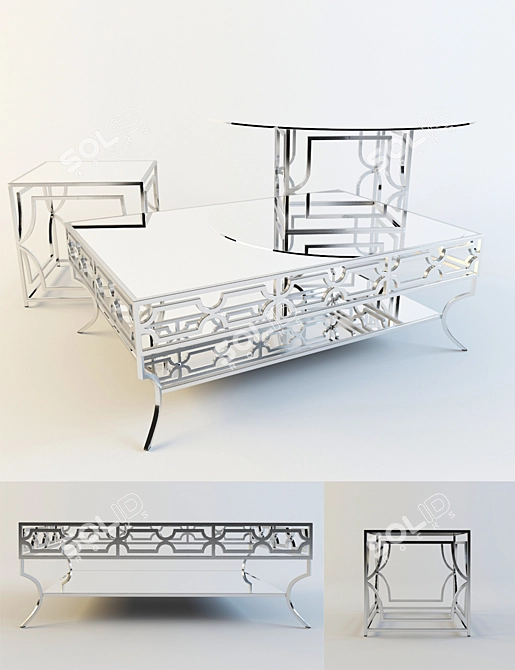 Abigail: Stylish Tables for Every Occasion 3D model image 1