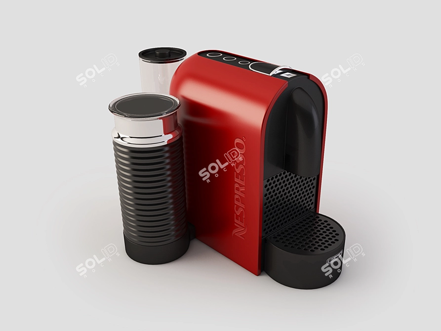 Nespresso Umilk EN 210: Premium Coffee Maker 3D model image 1