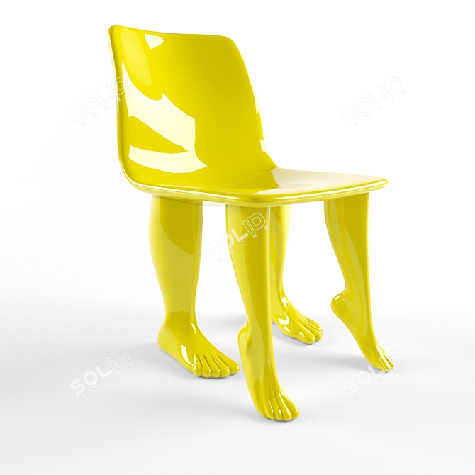 Pharrell Perspective Chair: Modern Elegance 3D model image 1