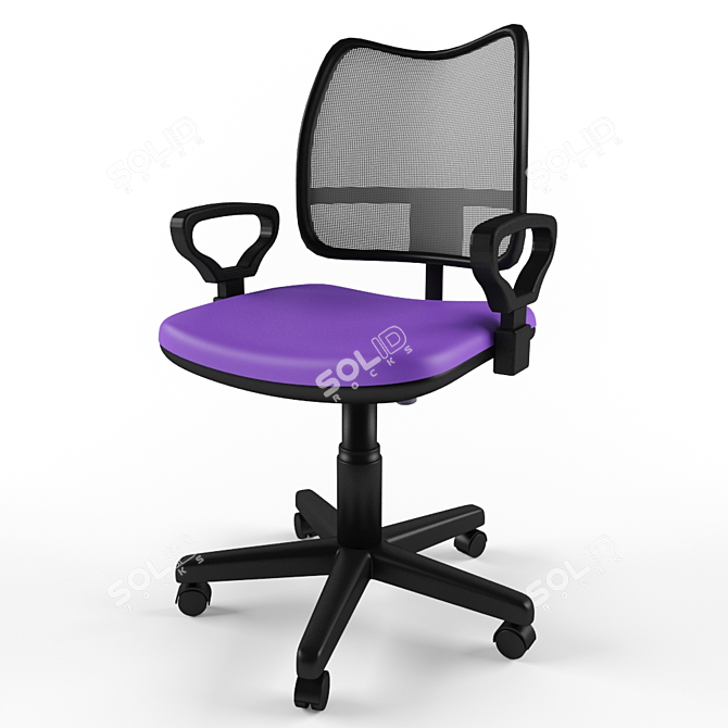 ErgoBliss Office Chair 3D model image 1