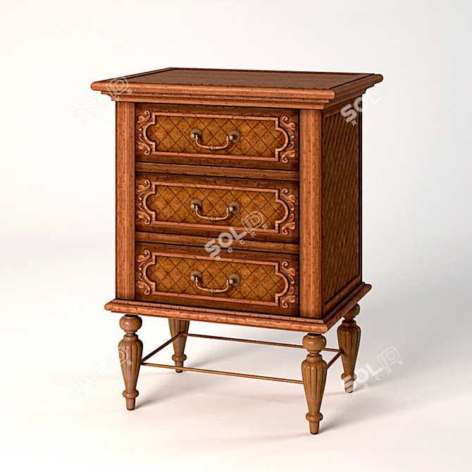 Enclave Dresser: Classic Elegance 3D model image 1