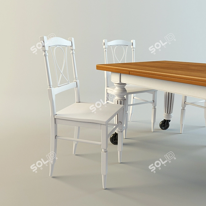 Monterey La Prova Del Cuoco Set 3D model image 2