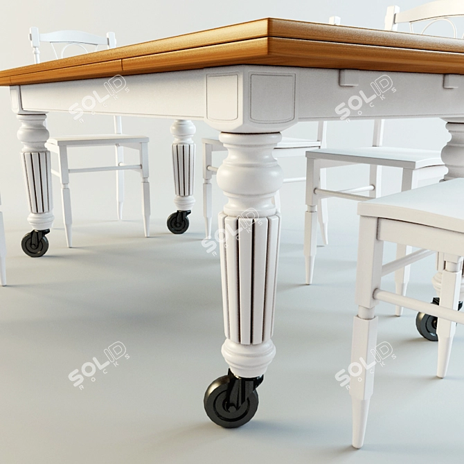 Monterey La Prova Del Cuoco Set 3D model image 3