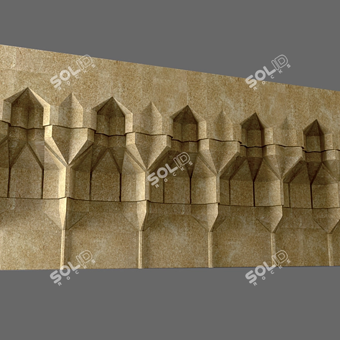 Azerbaijani Stalactite: Unique Natural Formation 3D model image 1