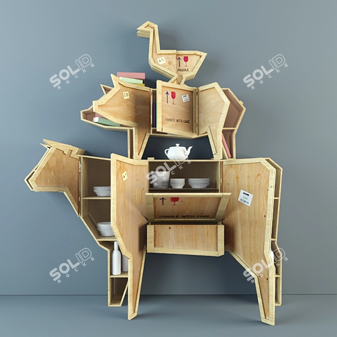 Nature-Inspired Furniture Sets 3D model image 1