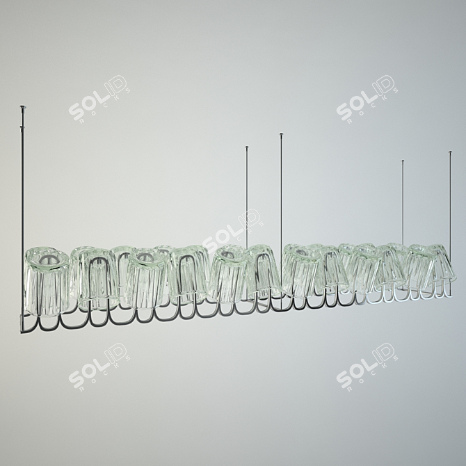 Cup Drop Chandelier Hanger 3D model image 2