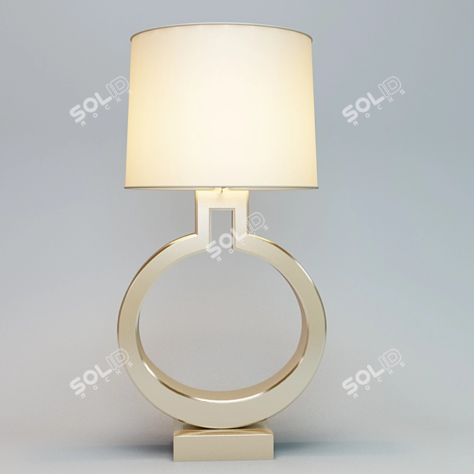Elegant Glow: Table Lamp 3D model image 1