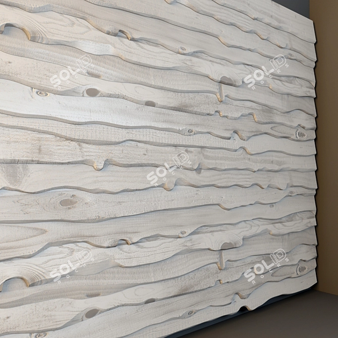 Decorative Panel Edging Boards 3D model image 1