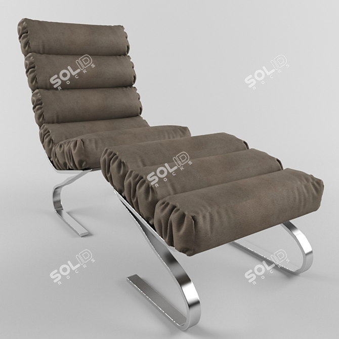  Blissful Sinus Lounge Chair  3D model image 1