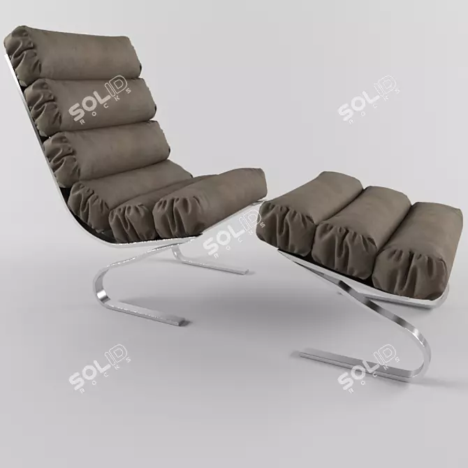  Blissful Sinus Lounge Chair  3D model image 2